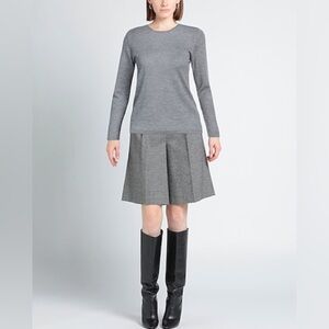 Cruciani Grey Wool Crewneck sweater, size 46 (US 8)